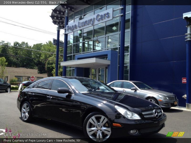 Black / Black 2009 Mercedes-Benz CLS 550