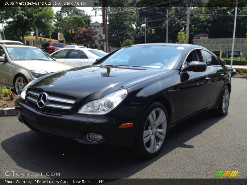 Black / Black 2009 Mercedes-Benz CLS 550