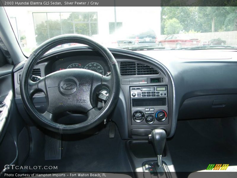 Silver Pewter / Gray 2003 Hyundai Elantra GLS Sedan