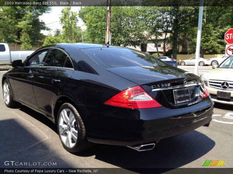 Black / Black 2009 Mercedes-Benz CLS 550