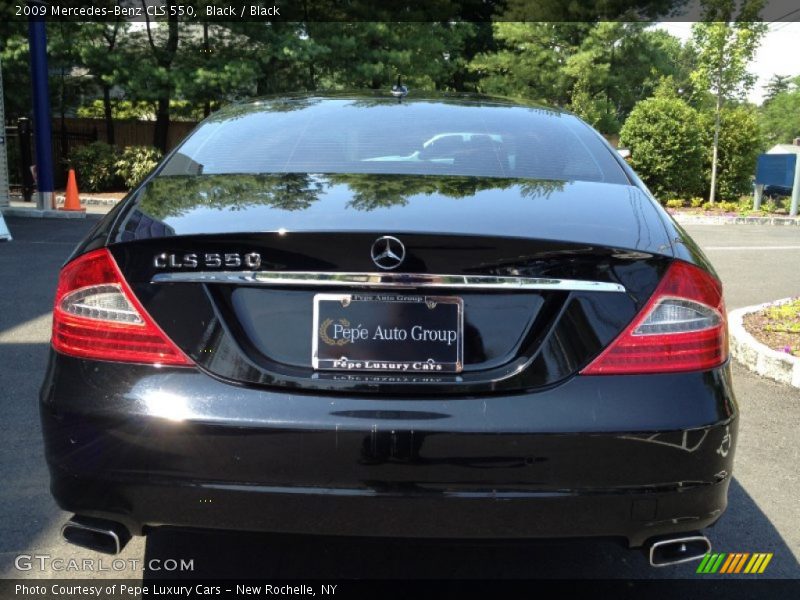 Black / Black 2009 Mercedes-Benz CLS 550