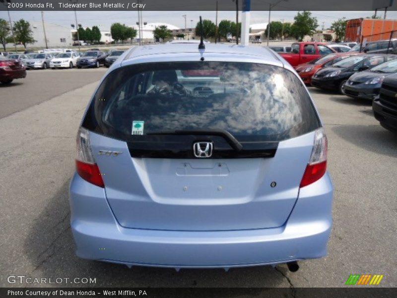 Tidewater Blue Metallic / Gray 2009 Honda Fit
