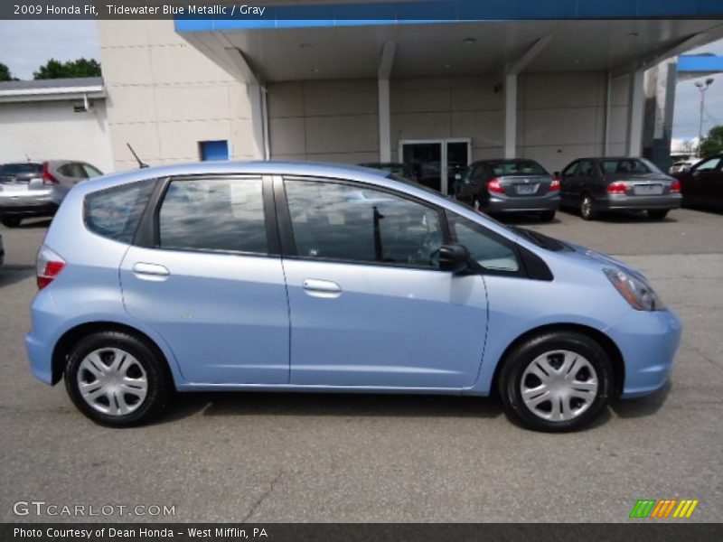 Tidewater Blue Metallic / Gray 2009 Honda Fit