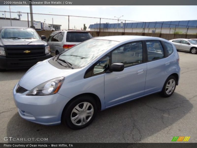 Tidewater Blue Metallic / Gray 2009 Honda Fit