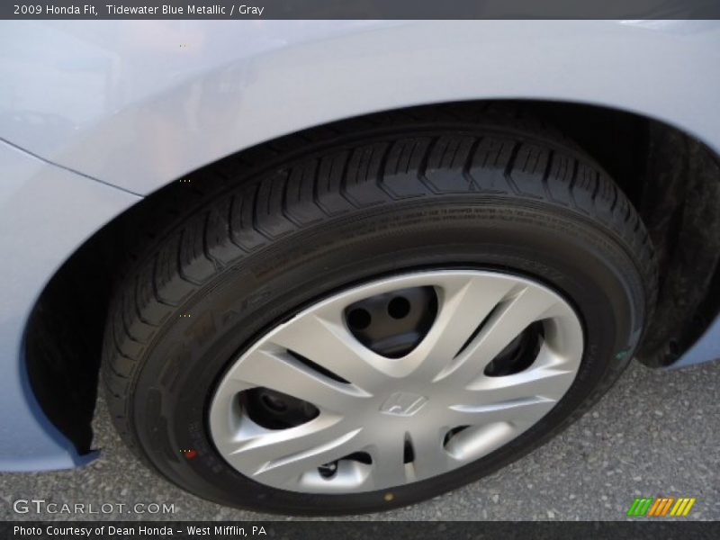 Tidewater Blue Metallic / Gray 2009 Honda Fit