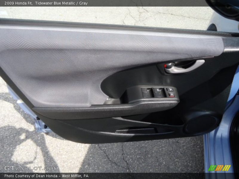 Tidewater Blue Metallic / Gray 2009 Honda Fit
