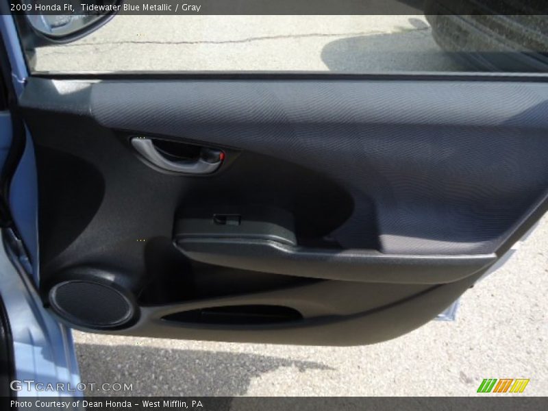 Tidewater Blue Metallic / Gray 2009 Honda Fit