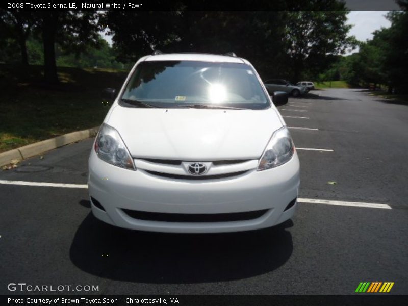 Natural White / Fawn 2008 Toyota Sienna LE