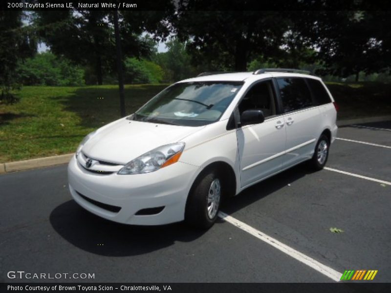Natural White / Fawn 2008 Toyota Sienna LE