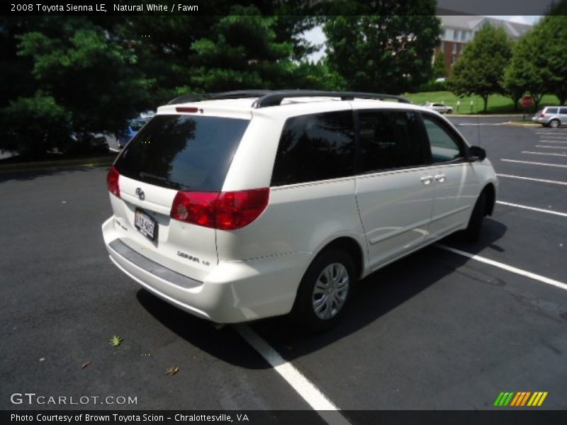Natural White / Fawn 2008 Toyota Sienna LE