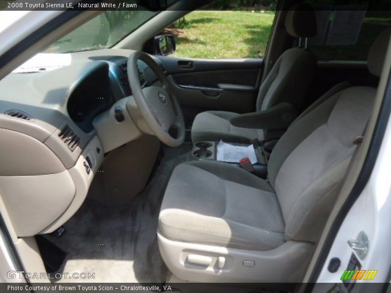 Natural White / Fawn 2008 Toyota Sienna LE