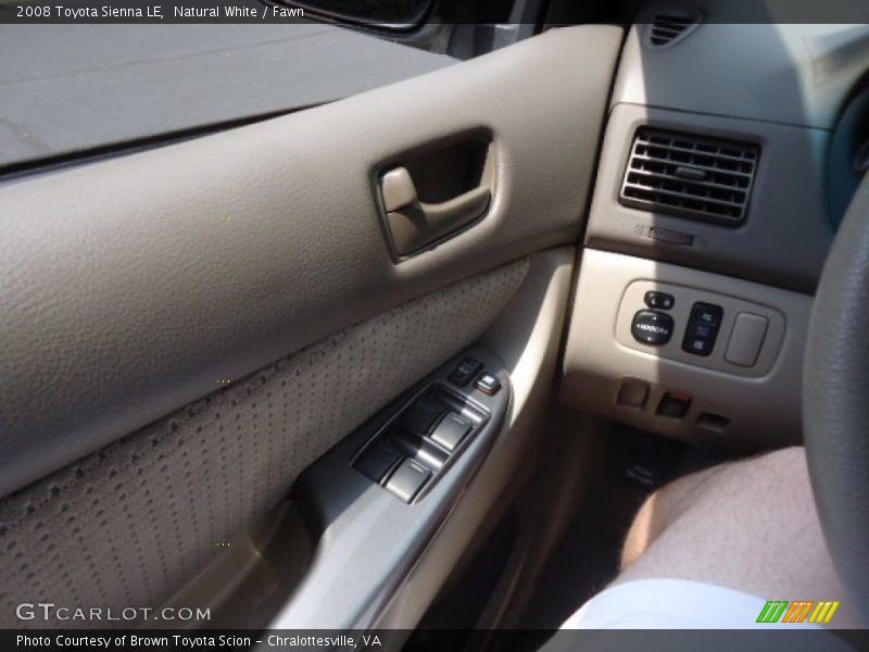 Natural White / Fawn 2008 Toyota Sienna LE