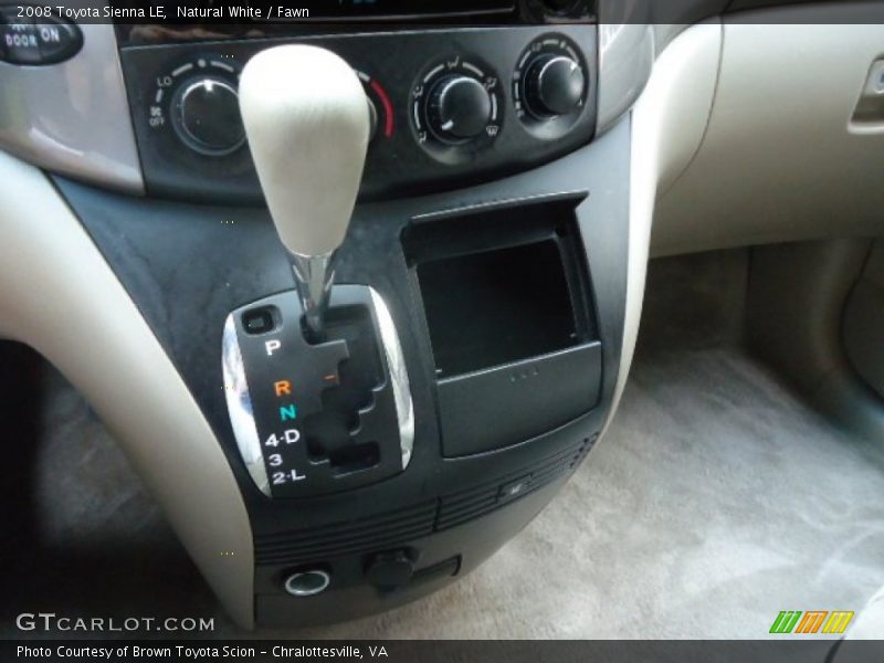 Natural White / Fawn 2008 Toyota Sienna LE
