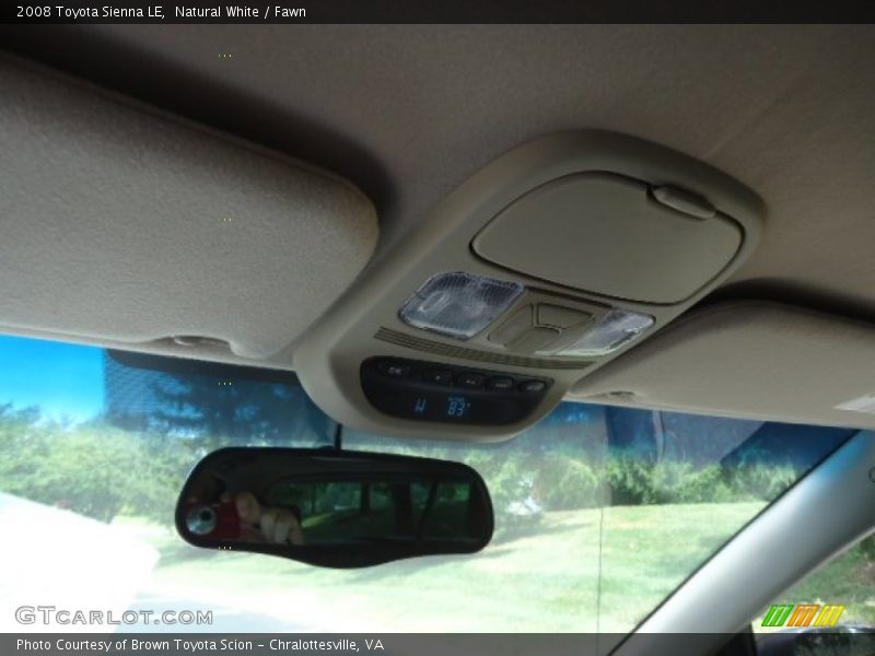 Natural White / Fawn 2008 Toyota Sienna LE