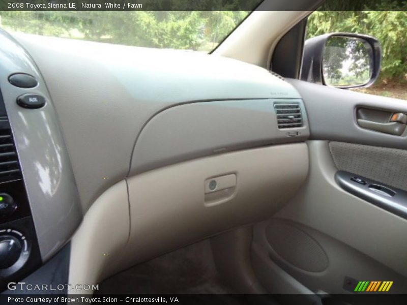 Natural White / Fawn 2008 Toyota Sienna LE