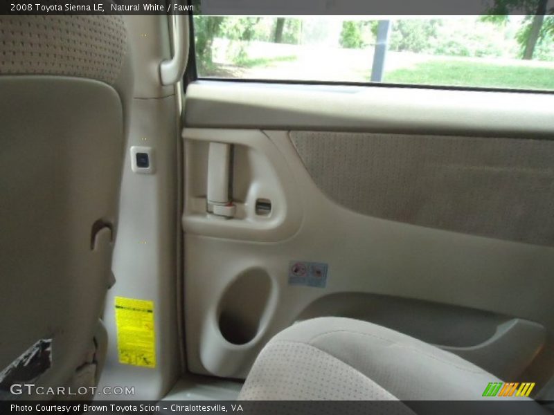 Natural White / Fawn 2008 Toyota Sienna LE