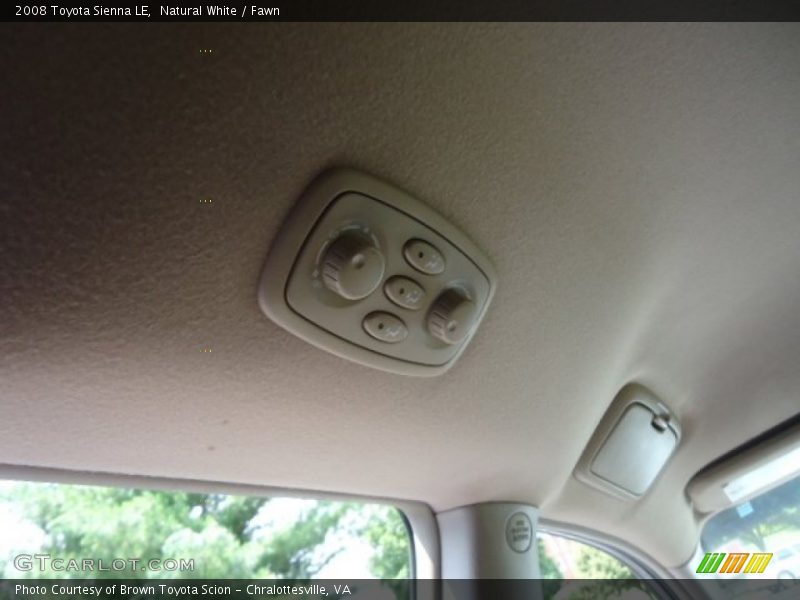Natural White / Fawn 2008 Toyota Sienna LE