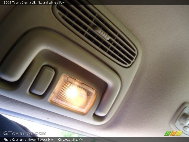 Natural White / Fawn 2008 Toyota Sienna LE