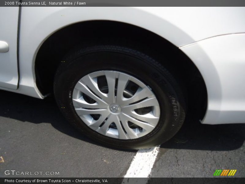 Natural White / Fawn 2008 Toyota Sienna LE