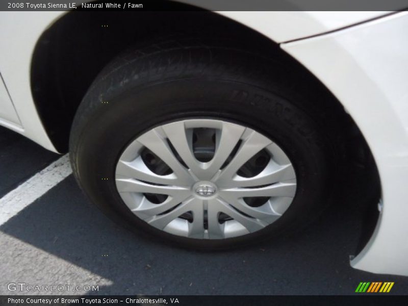 Natural White / Fawn 2008 Toyota Sienna LE