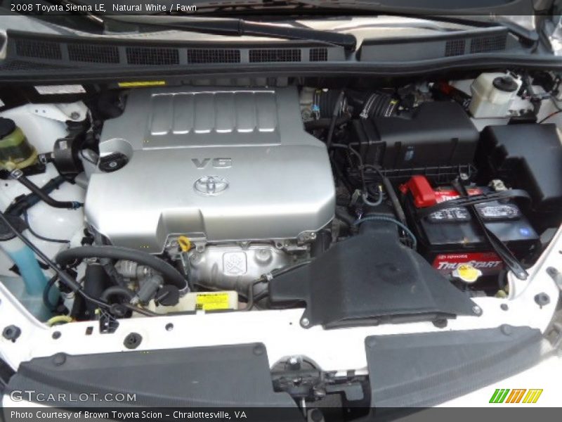 Natural White / Fawn 2008 Toyota Sienna LE