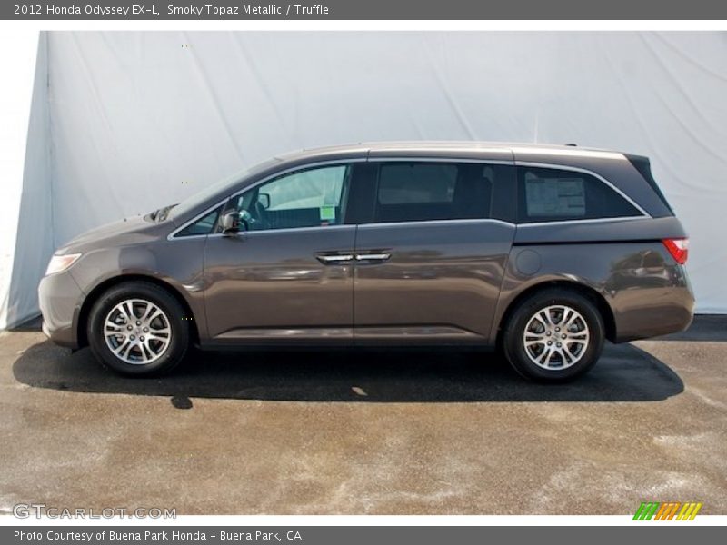 Smoky Topaz Metallic / Truffle 2012 Honda Odyssey EX-L