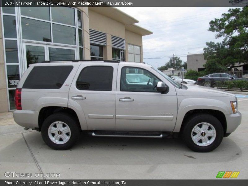 Silver Birch Metallic / Light Titanium/Ebony 2007 Chevrolet Tahoe Z71