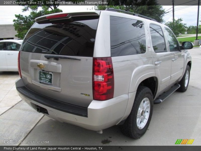 Silver Birch Metallic / Light Titanium/Ebony 2007 Chevrolet Tahoe Z71