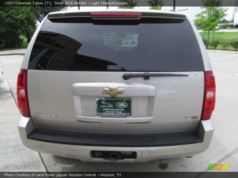 Silver Birch Metallic / Light Titanium/Ebony 2007 Chevrolet Tahoe Z71