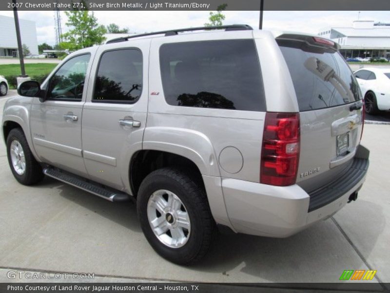 Silver Birch Metallic / Light Titanium/Ebony 2007 Chevrolet Tahoe Z71