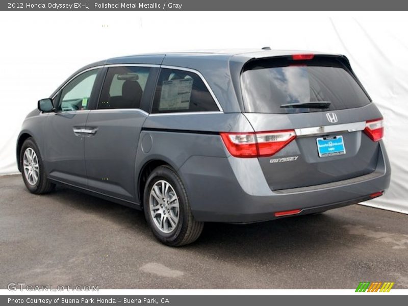 Polished Metal Metallic / Gray 2012 Honda Odyssey EX-L