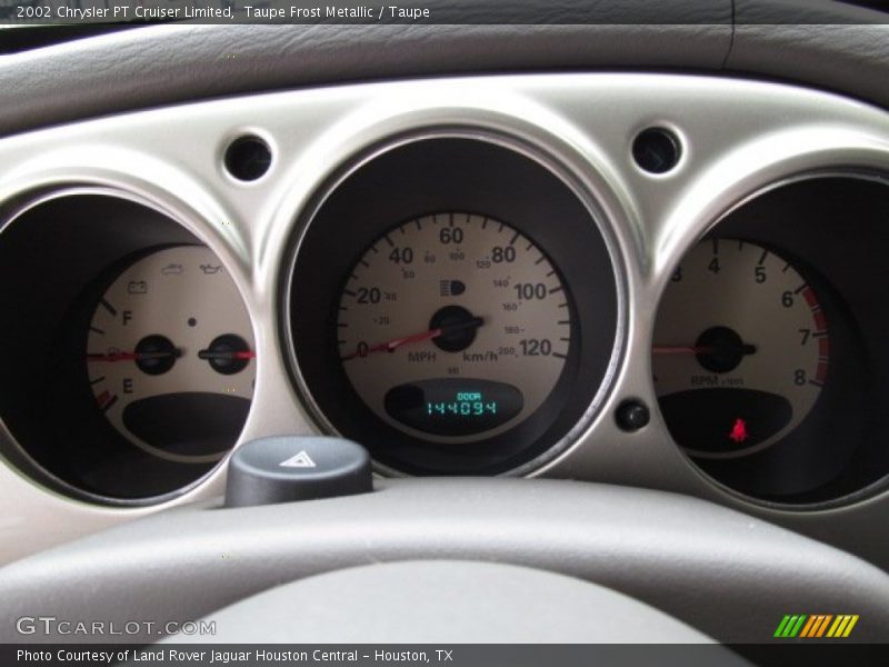  2002 PT Cruiser Limited Limited Gauges