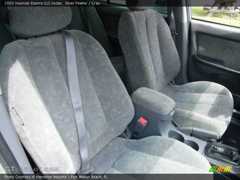 Silver Pewter / Gray 2003 Hyundai Elantra GLS Sedan