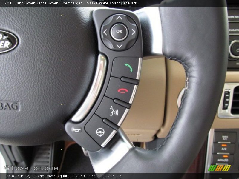 Alaska White / Sand/Jet Black 2011 Land Rover Range Rover Supercharged
