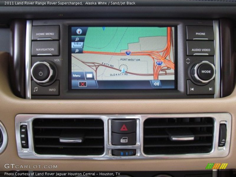 Alaska White / Sand/Jet Black 2011 Land Rover Range Rover Supercharged