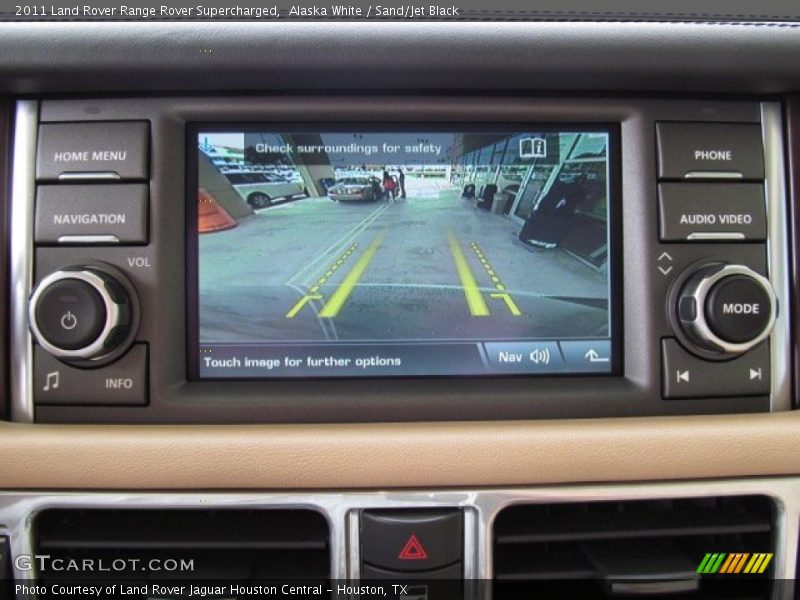 Alaska White / Sand/Jet Black 2011 Land Rover Range Rover Supercharged