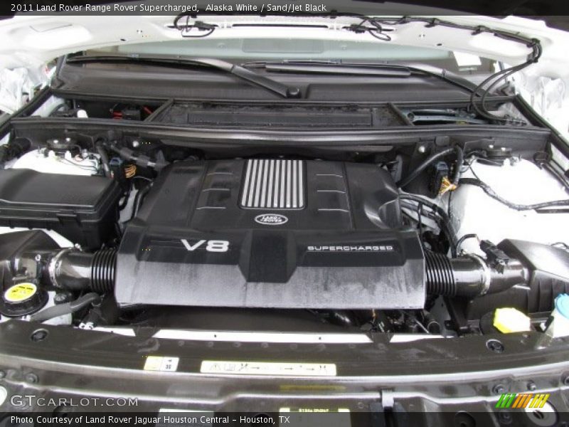 Alaska White / Sand/Jet Black 2011 Land Rover Range Rover Supercharged
