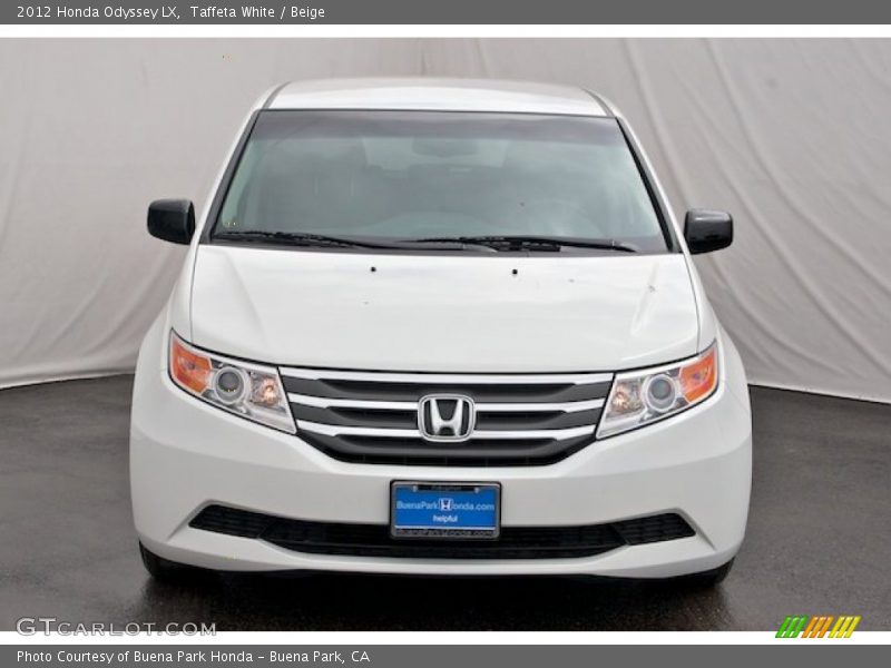 Taffeta White / Beige 2012 Honda Odyssey LX