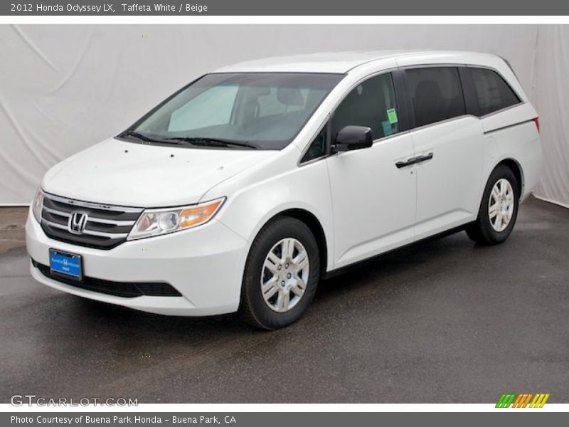 Taffeta White / Beige 2012 Honda Odyssey LX