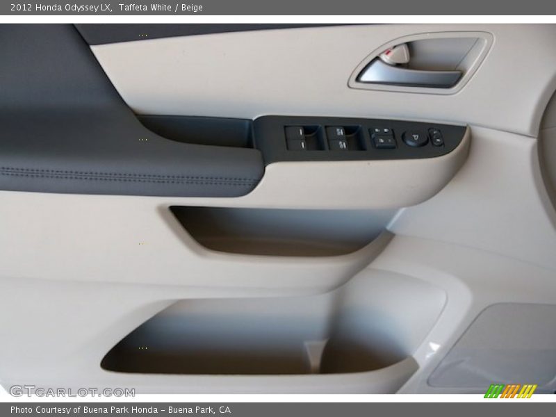 Taffeta White / Beige 2012 Honda Odyssey LX