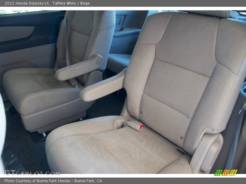 Taffeta White / Beige 2012 Honda Odyssey LX