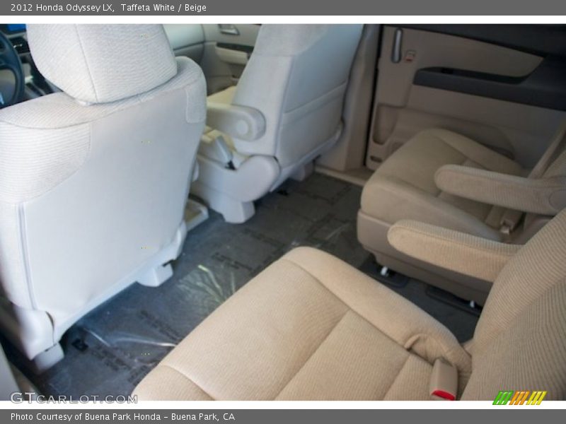 Taffeta White / Beige 2012 Honda Odyssey LX