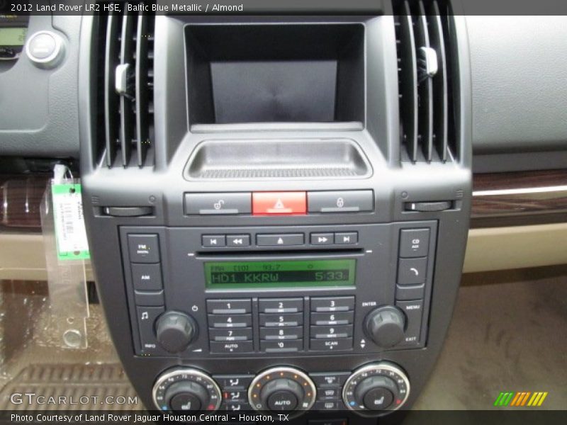 Controls of 2012 LR2 HSE
