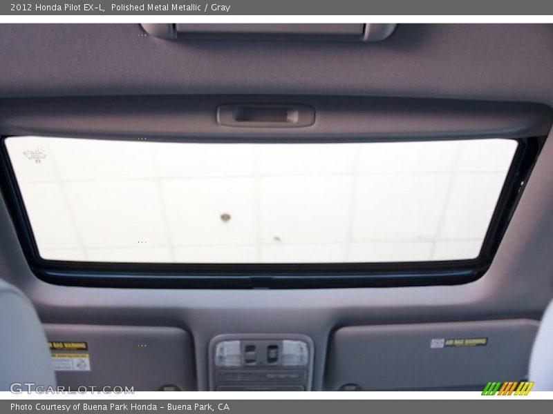 Polished Metal Metallic / Gray 2012 Honda Pilot EX-L