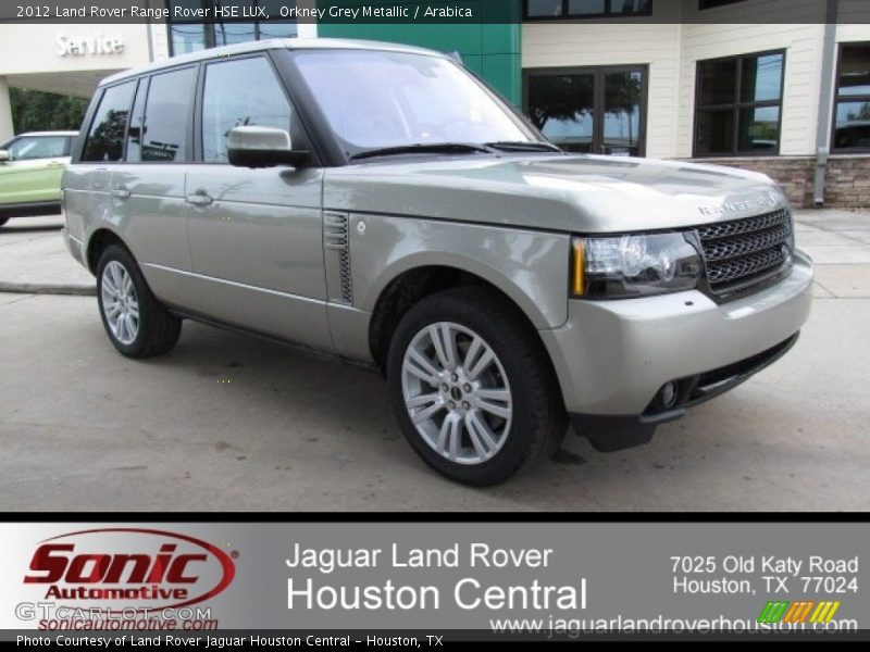 Orkney Grey Metallic / Arabica 2012 Land Rover Range Rover HSE LUX