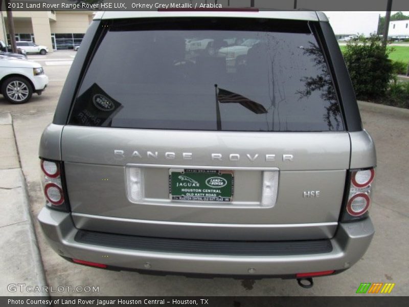 Orkney Grey Metallic / Arabica 2012 Land Rover Range Rover HSE LUX