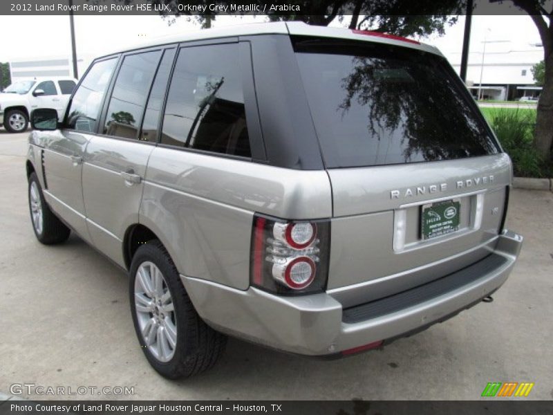 Orkney Grey Metallic / Arabica 2012 Land Rover Range Rover HSE LUX