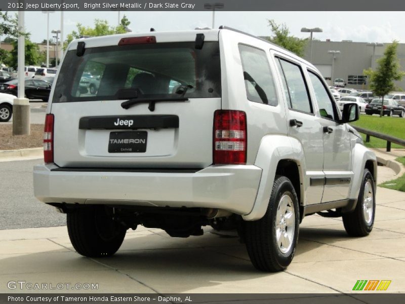 Bright Silver Metallic / Dark Slate Gray 2012 Jeep Liberty Sport