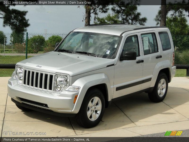 Bright Silver Metallic / Dark Slate Gray 2012 Jeep Liberty Sport