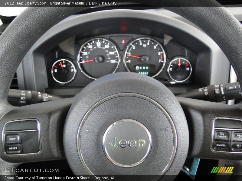Bright Silver Metallic / Dark Slate Gray 2012 Jeep Liberty Sport